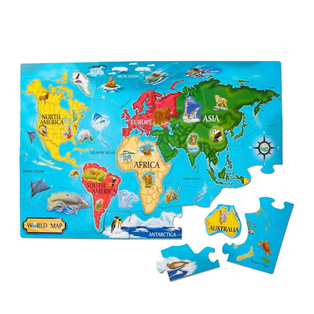 Melissa & Doug ფაზლი რუკა