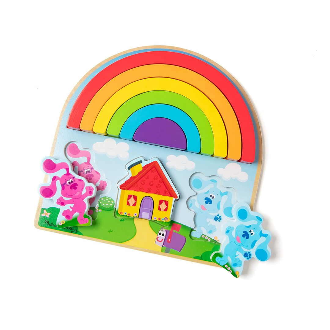 Melissa & Doug BCY Wooden Rainbow Stacking Puzzle (9)