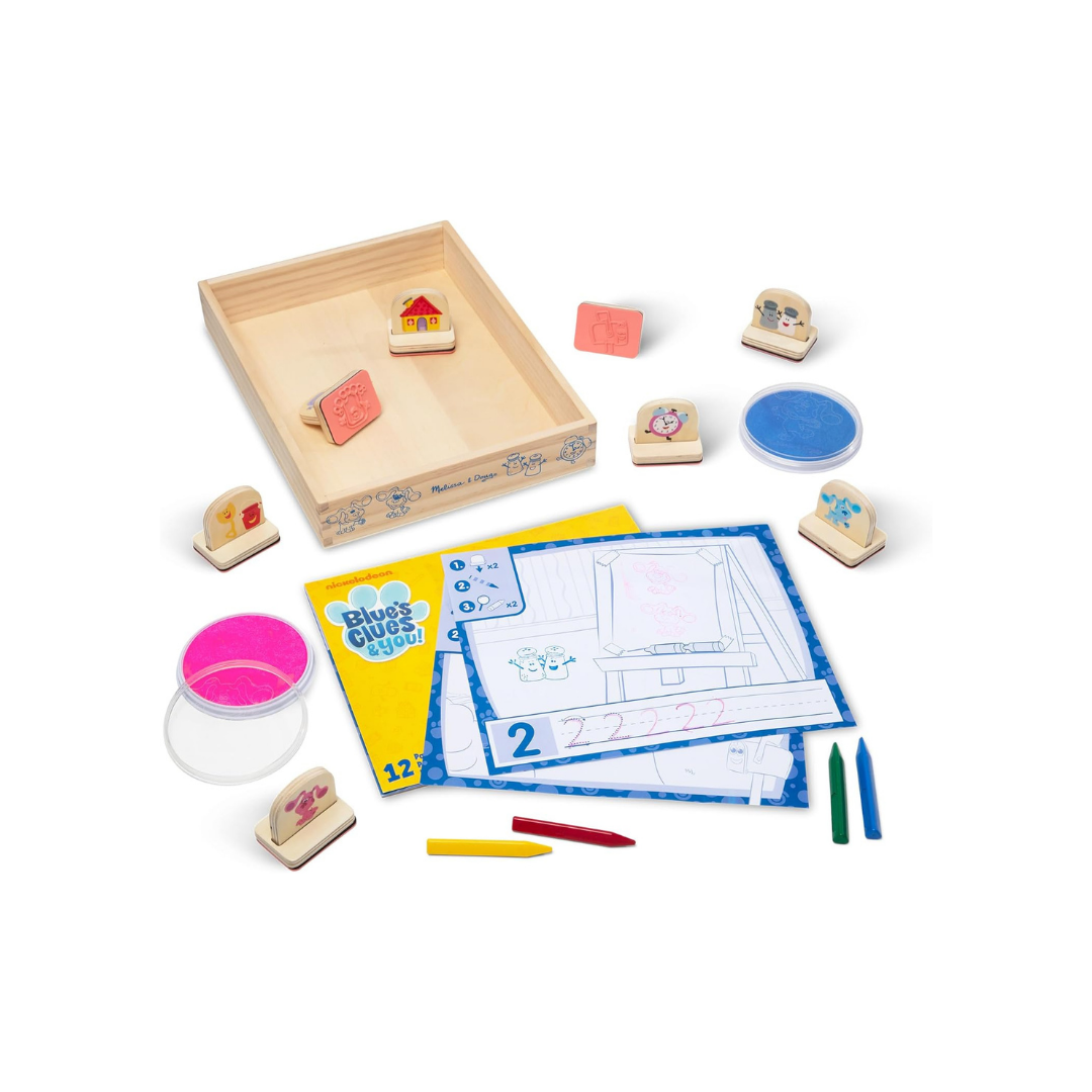 Melissa & Doug BCY Wooden Stamps Activity Set (12)