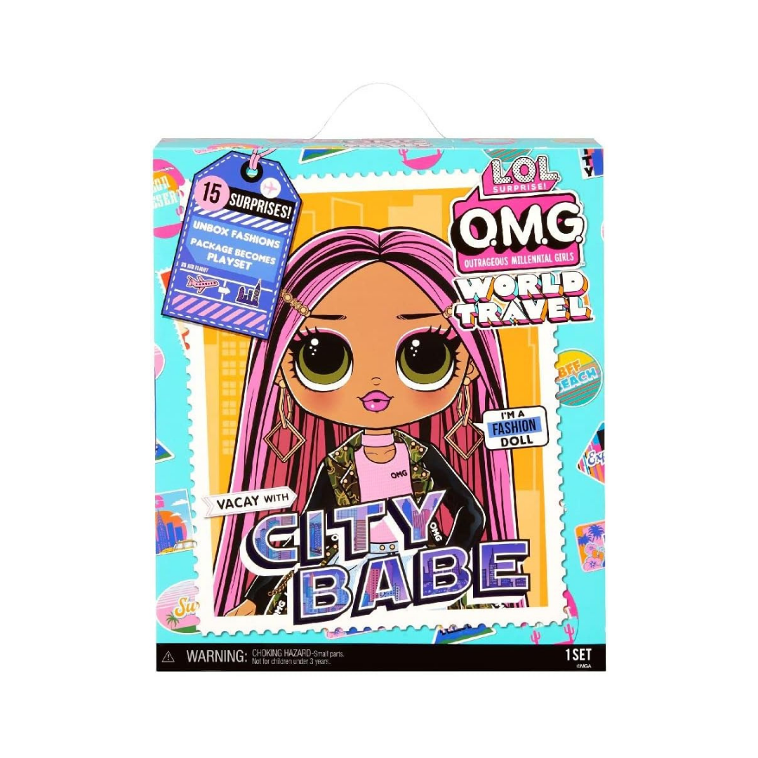 MGA LOL Surprise City Babe მოგზაური თოჯინა