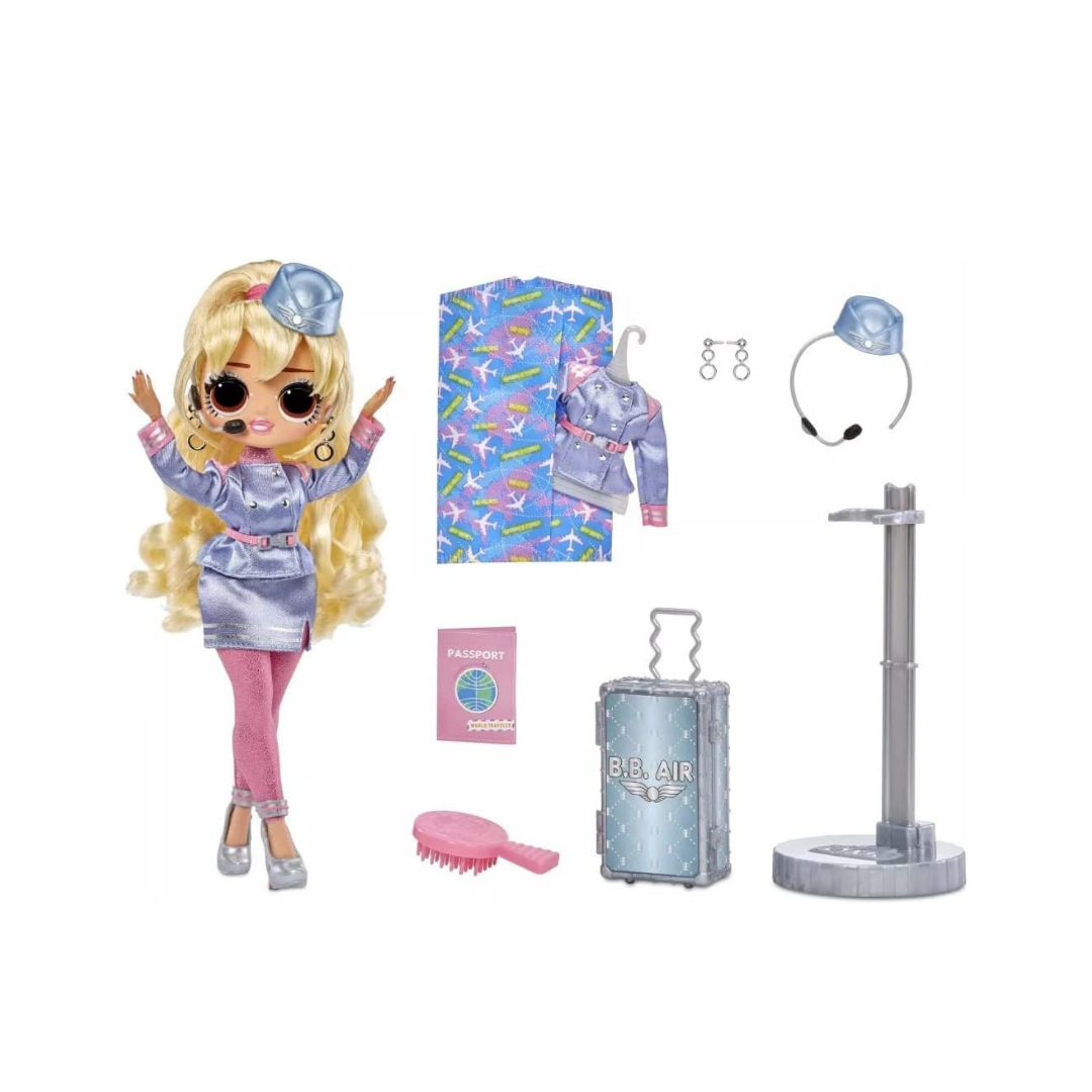 MGA LOL Surprise Fly Gurl მოგზაური თოჯინა