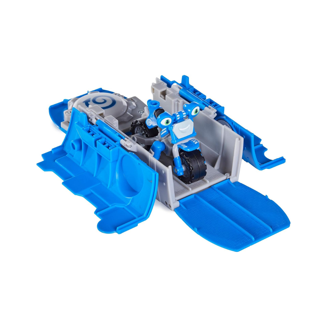 Tomy Ricky Zoom - Loop Pop მოტოციკლის ფიგურა ტრასით ლურჯი