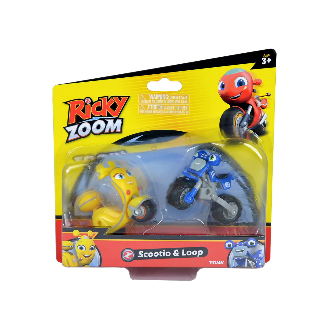 Tomy Ricky Zoom Scootio Loop მოტოციკლები