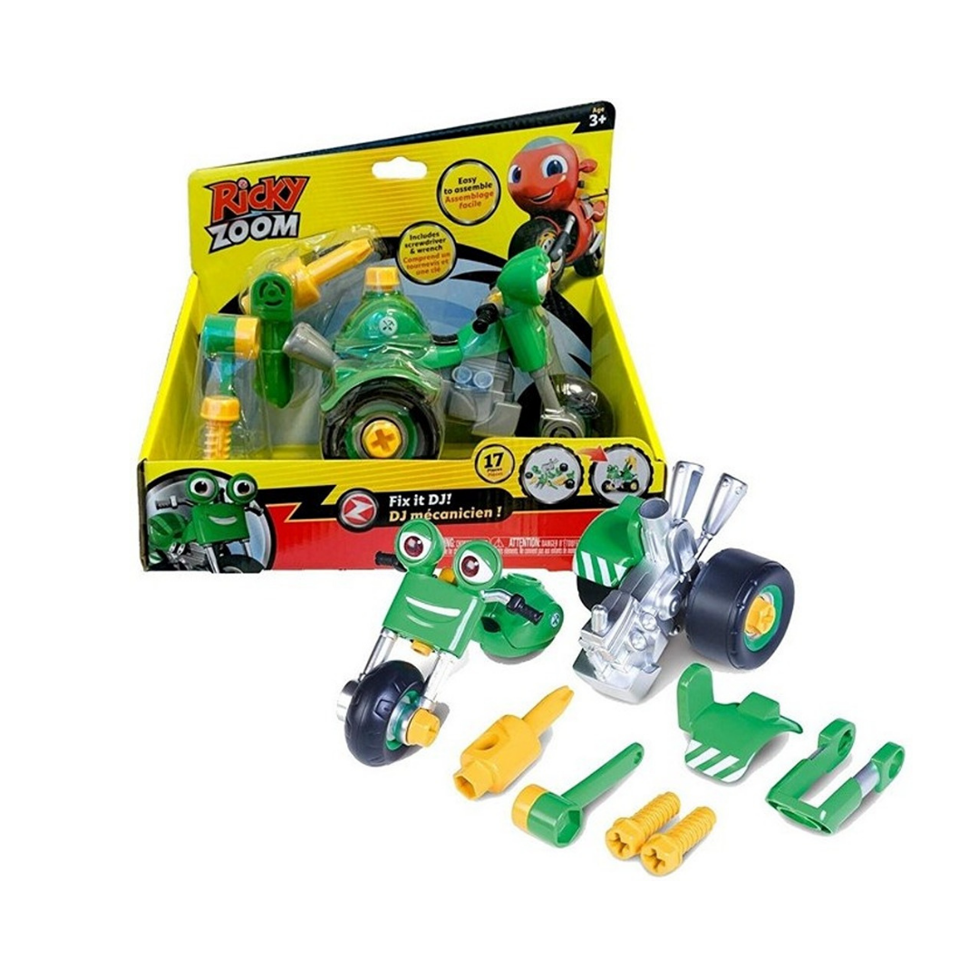 Tomy Ricky Zoom - Dj მწვანე მოტოციკლის ფიგურა
