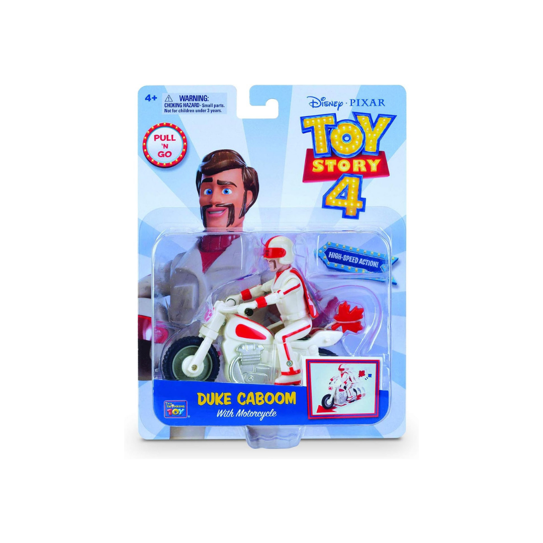 Mattel Toy story caboom კაცი მოტოციკლით საშუალო