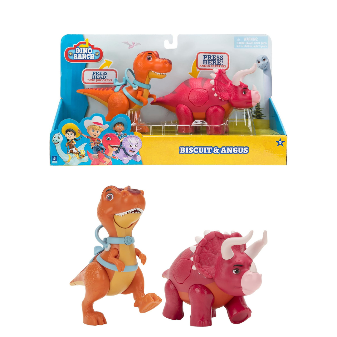Jakks Pacific Dino Ranch Dlx Pk Biscuit & Angus