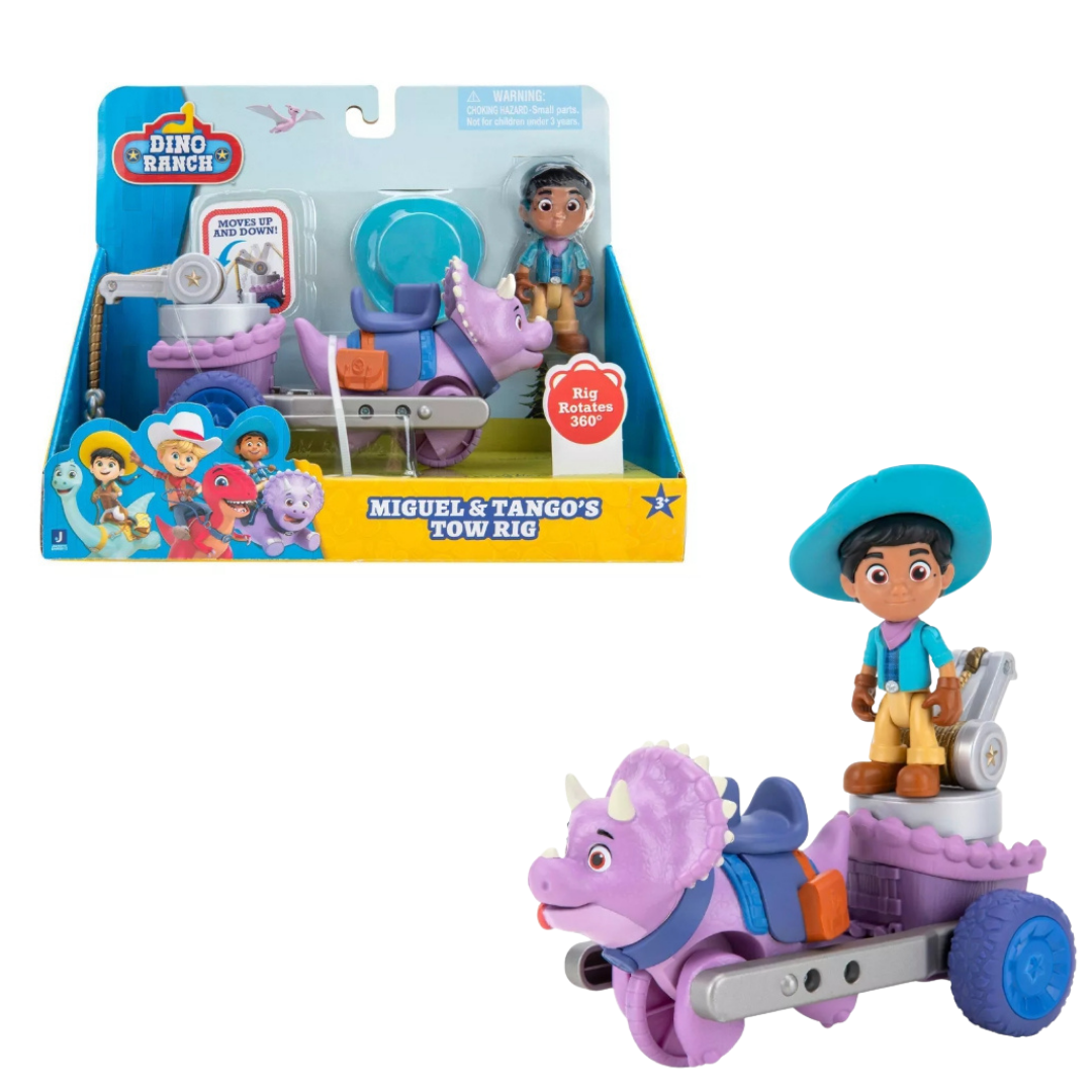 Jazwares Dino Ranch Feature Vehicle - Miguel & Tango's Tow Rig