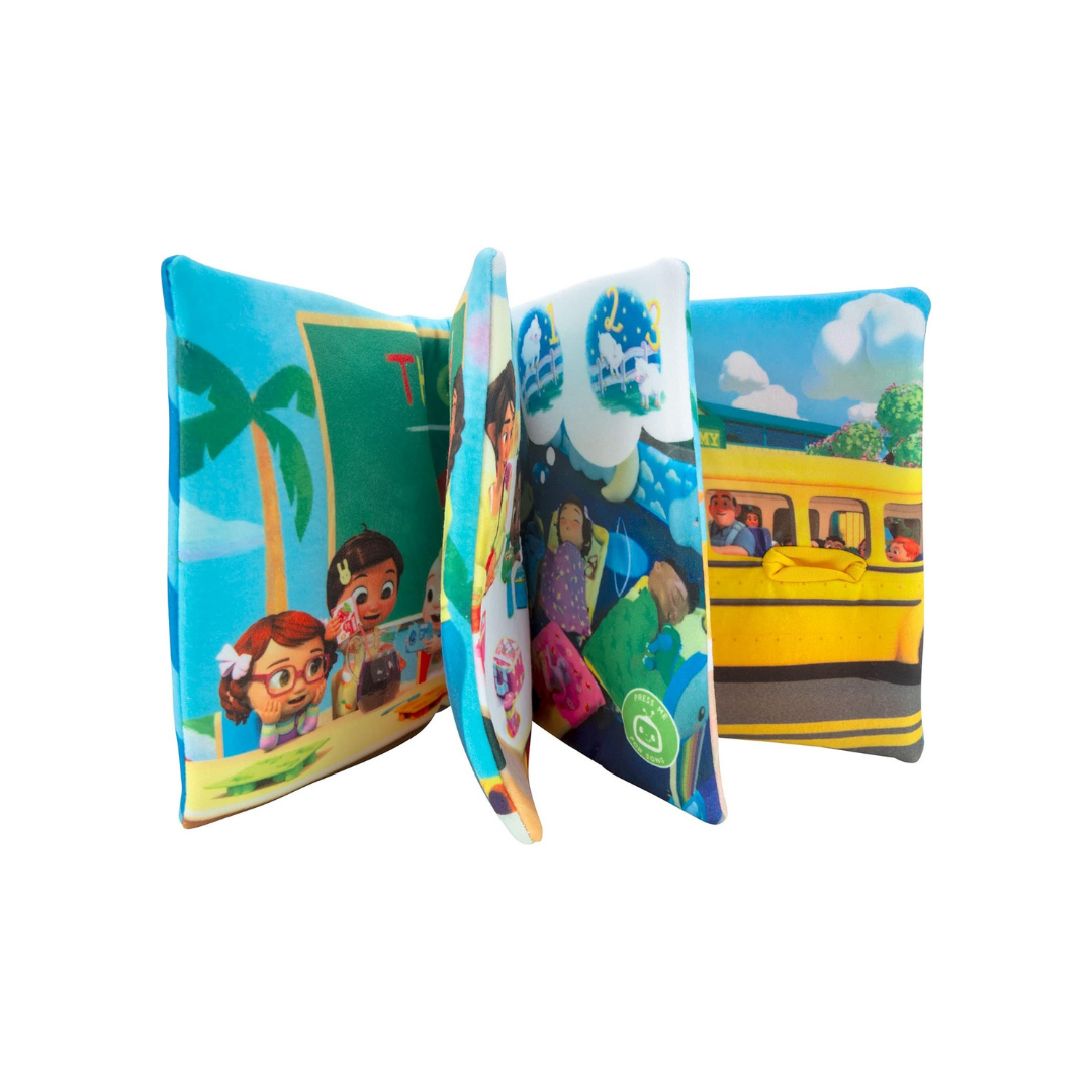 Jazwares Cocomelon მუსიკალური ფუმფულა წიგნი