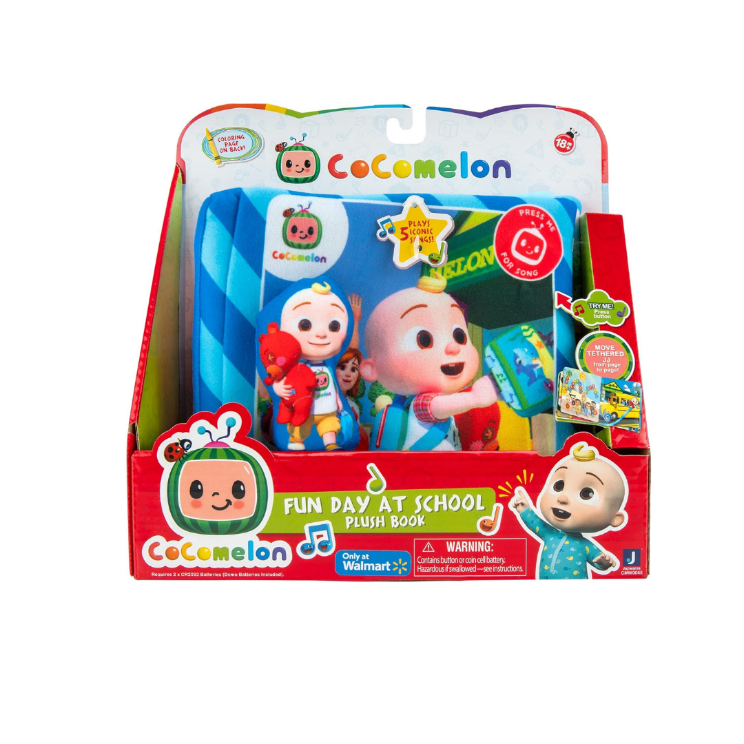 Jazwares Cocomelon მუსიკალური ფუმფულა წიგნი