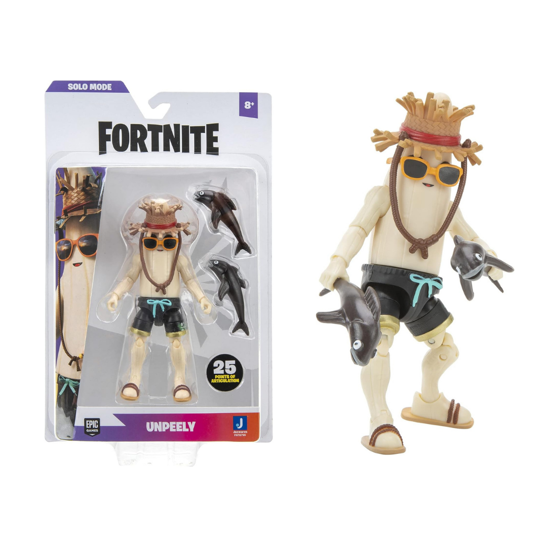 Epic Games Fortnite UNPEELY პერსონაჟის ფიგურა