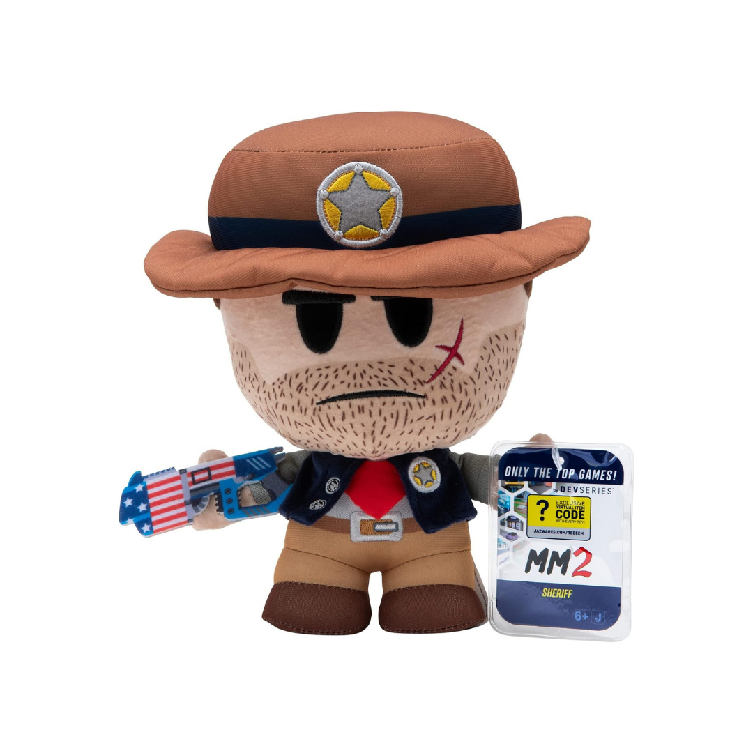 Jazwares Roblox DevSeries 20cm Polyester Sheriff Collection Plush Toy