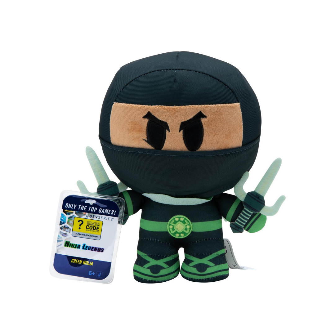 Jazwares Roblox DevSeries Green Ninja Collector Plush Toy