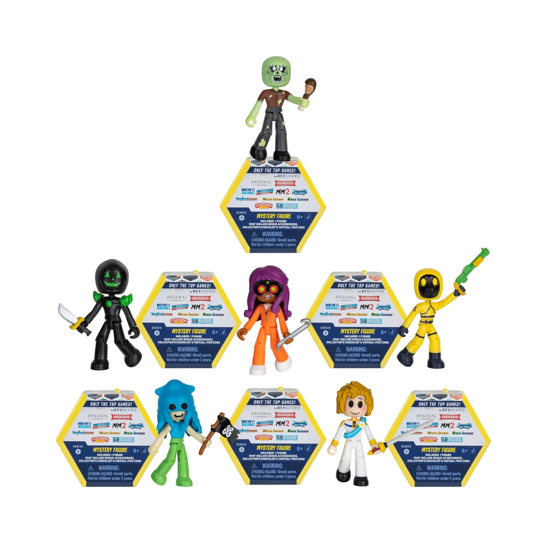 Jazwares Roblox DevSeries 6-Pack Mystery Figures