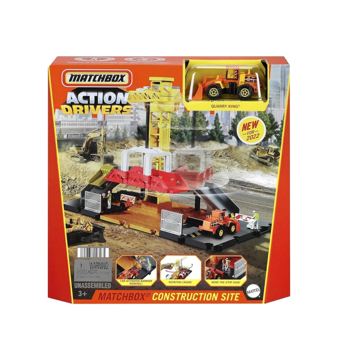 Mattel Matchbox ამწეს კონსტრუქცია