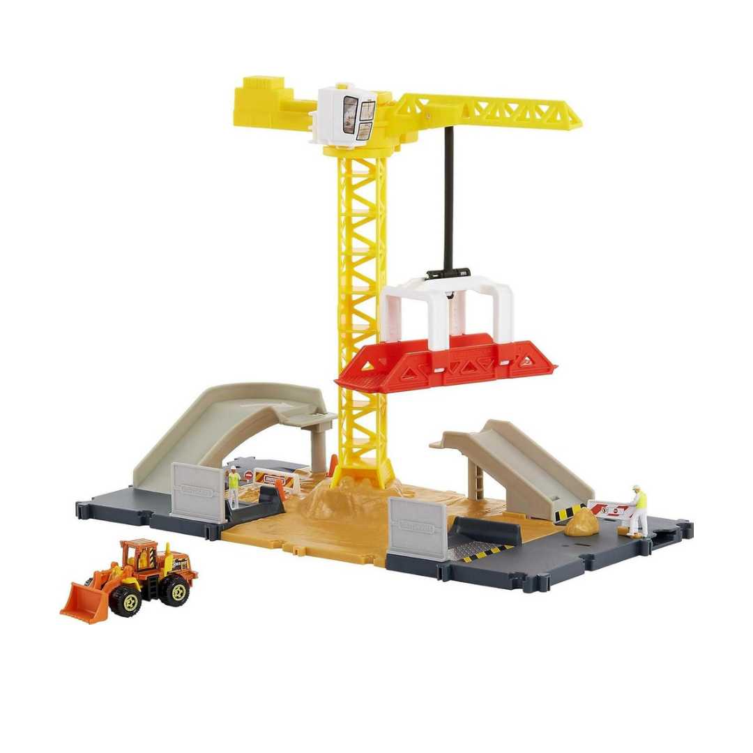 Mattel Matchbox ამწეს კონსტრუქცია