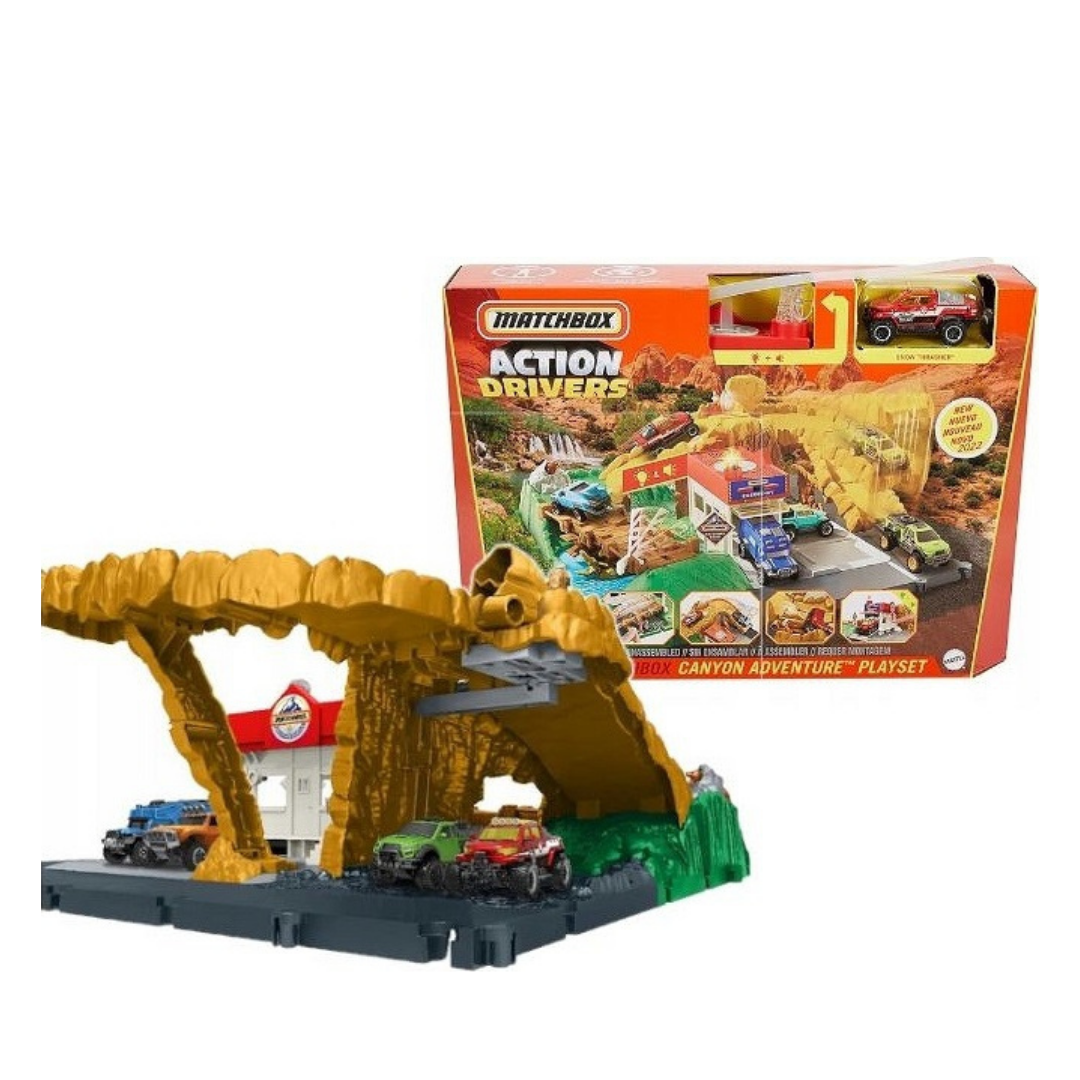 Mattel Matchbox Action Drivers Canyon Adventure