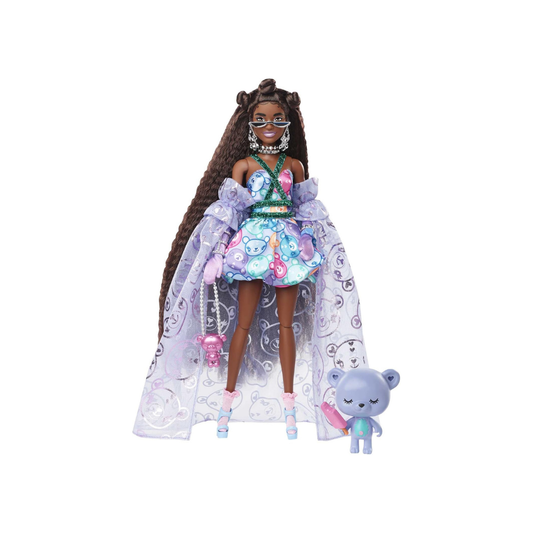 Mattel Barbie Extra Fancy მოდური თოჯინა აქსესუარებით