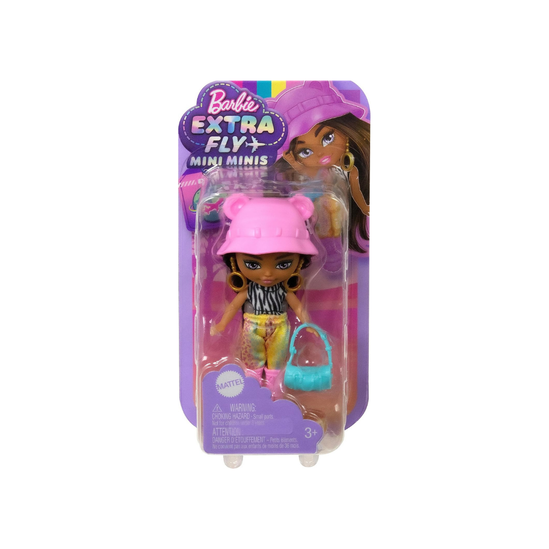 Mattel Barbie Mini Mini's Travel Safari Brunette Cdu 4