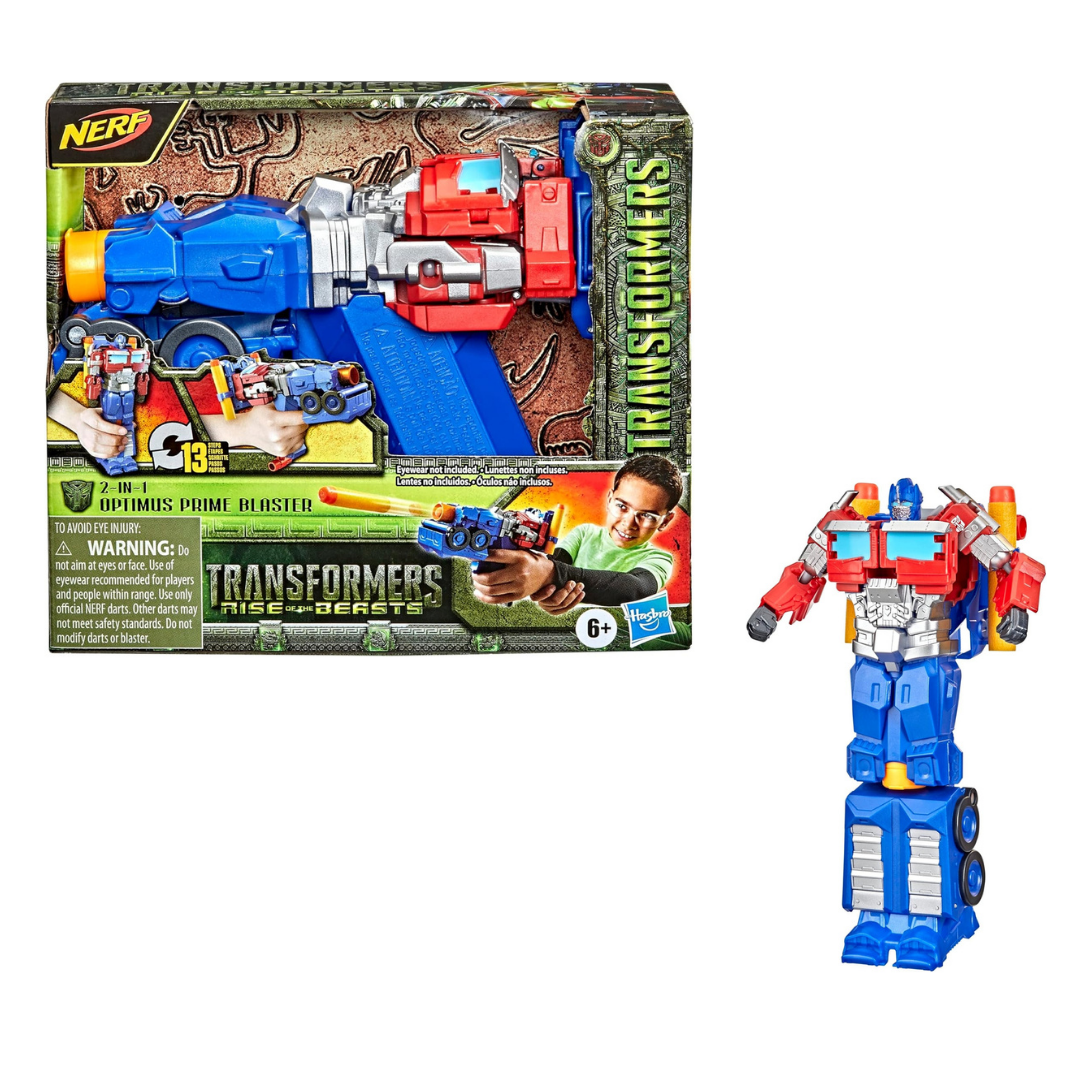 Transformers Nerf Optimus Prime სათამაშო იარაღი