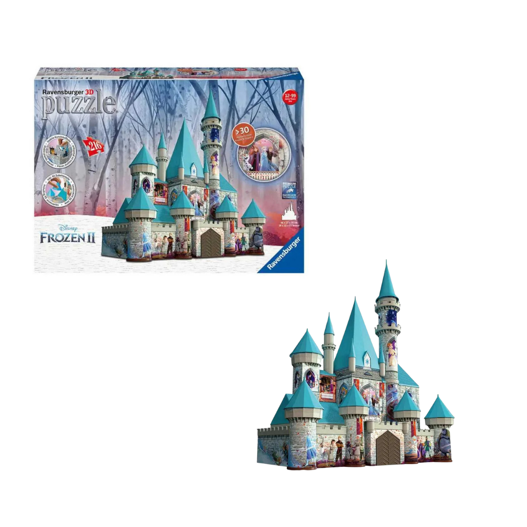 Ravensburger frozen სასახლე 3D ფაზლი