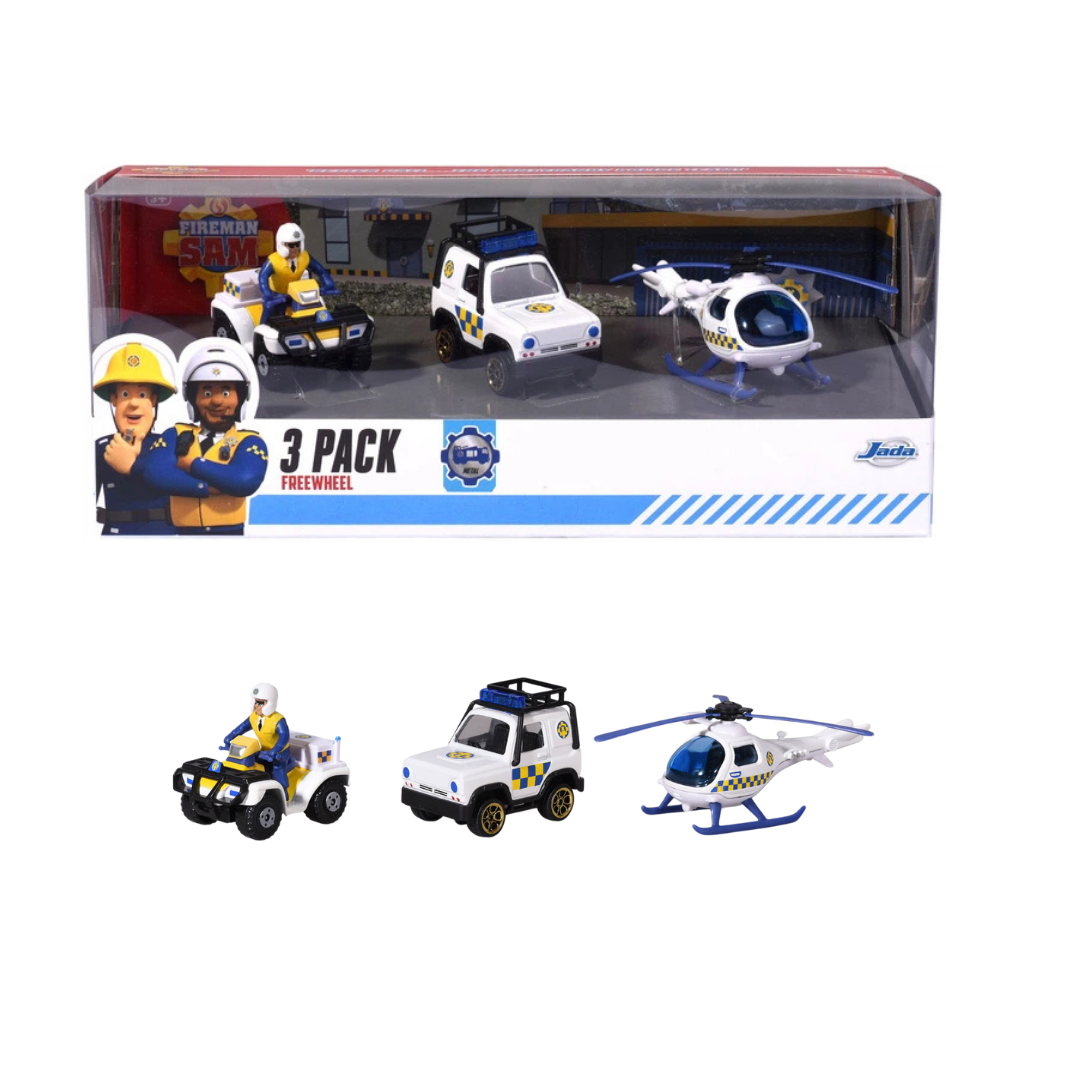 Simba Toys Fireman Sam Vehicle 3-Pk