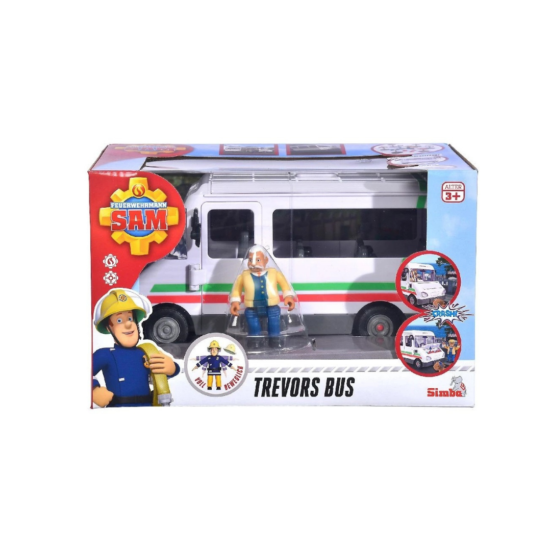 Simba Toys Fireman Sam Trevor's Bus with Figure