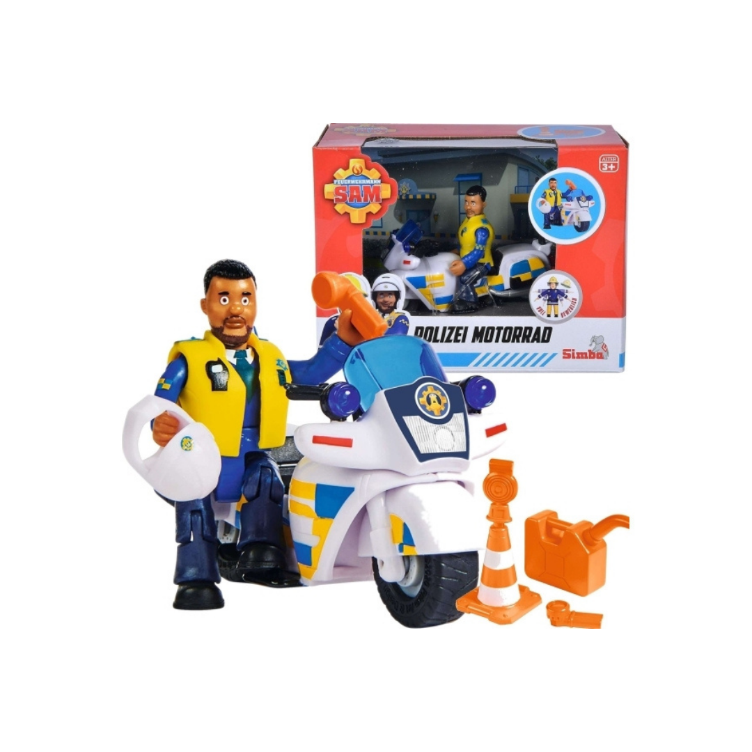 Simba Toys Fireman Sam Motorbike and Figure
