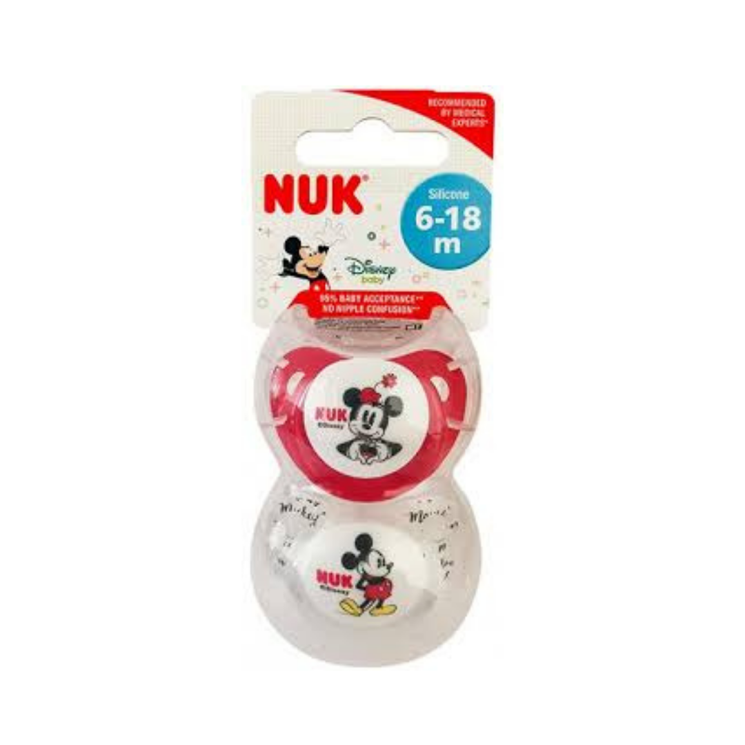 NUK Classic Mickey And Minnie ჩვილის საწოვარა