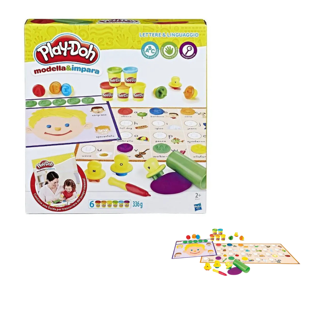 Hasbro Play-Doh სიტყვები და ასოები (იტ)