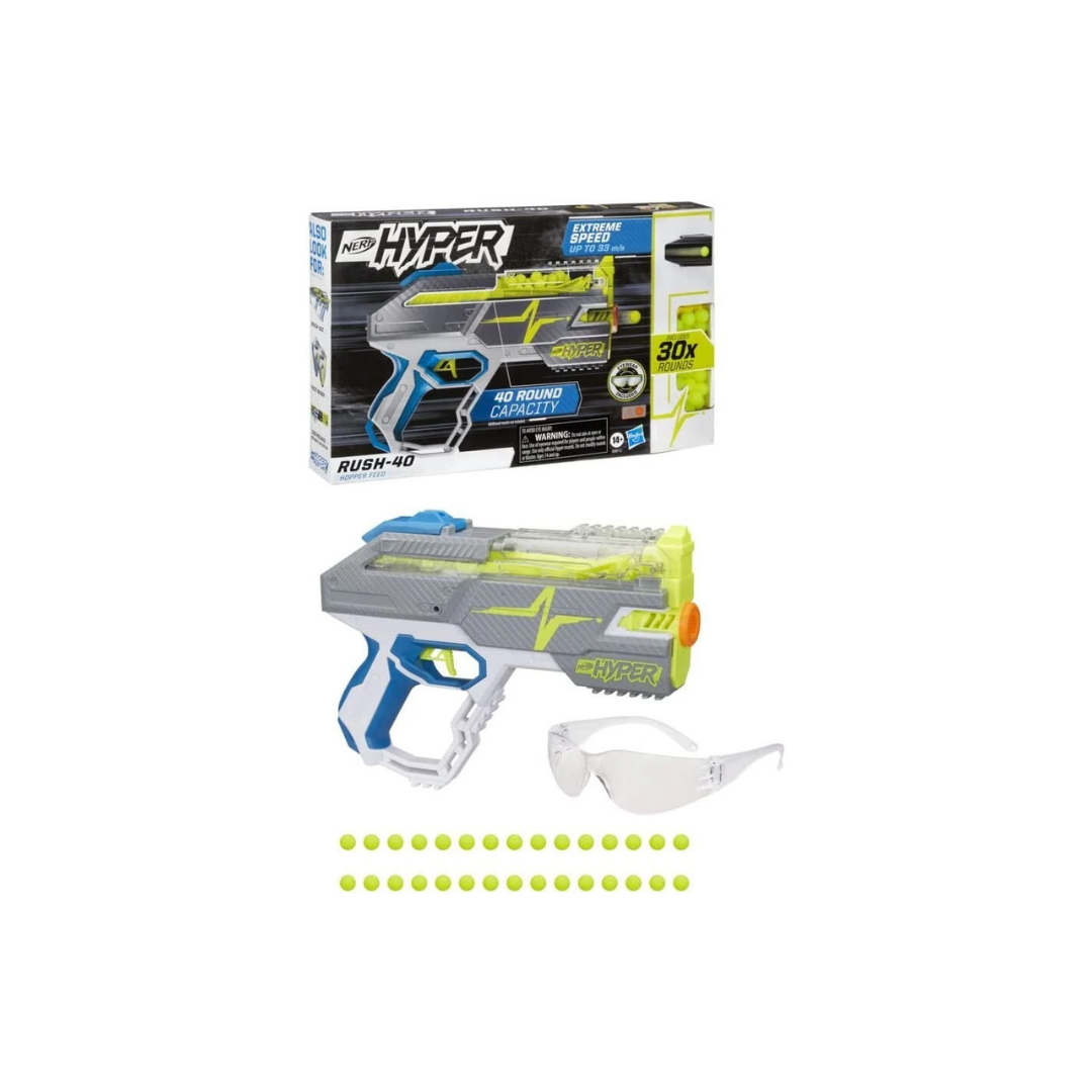 Hasbro NERF Hyper Rush-40 სათამაშო თოფი