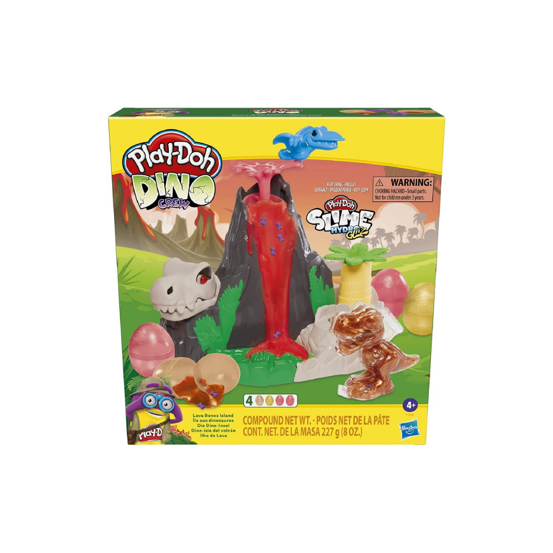 Hasbro Play-Doh ვულკანის ფორმა და ფერადი ტყლარწები იყავი კრეატიული