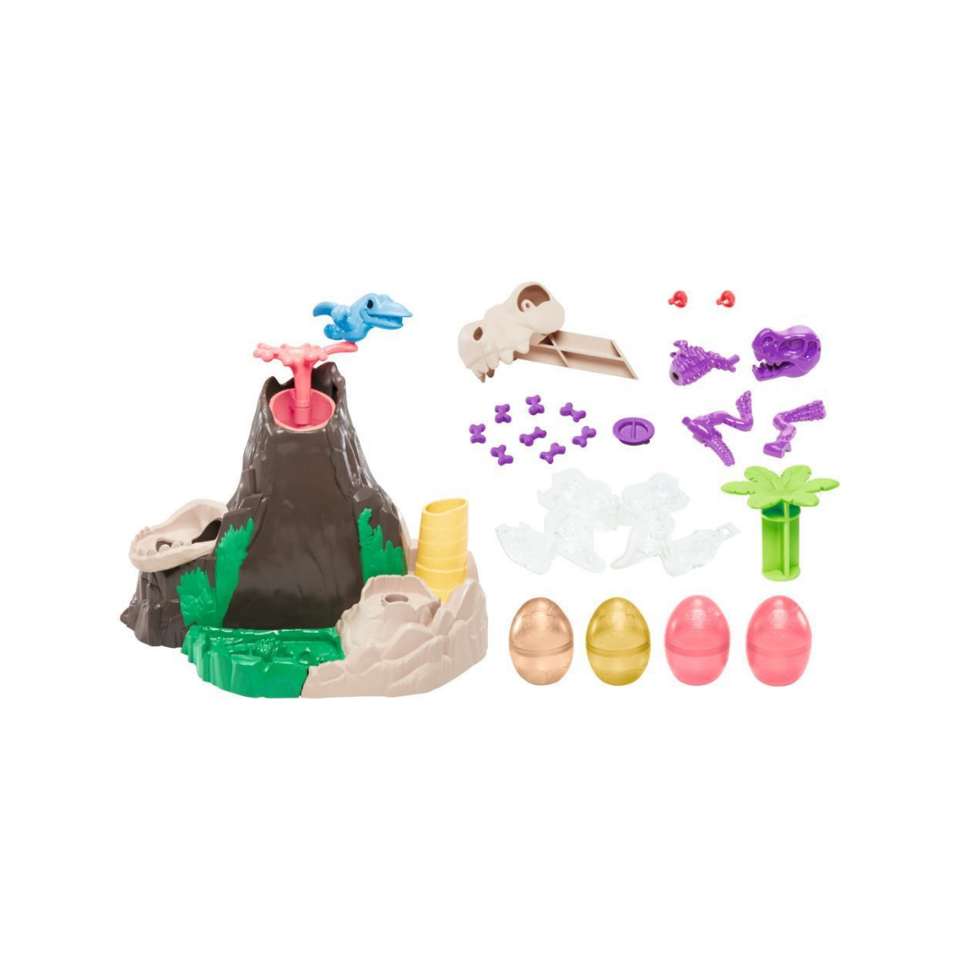 Hasbro Play-Doh ვულკანის ფორმა და ფერადი ტყლარწები იყავი კრეატიული
