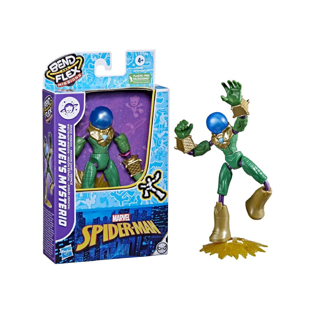 Hasbro Marvel Spiderman Bend & Flex Asst B (8)