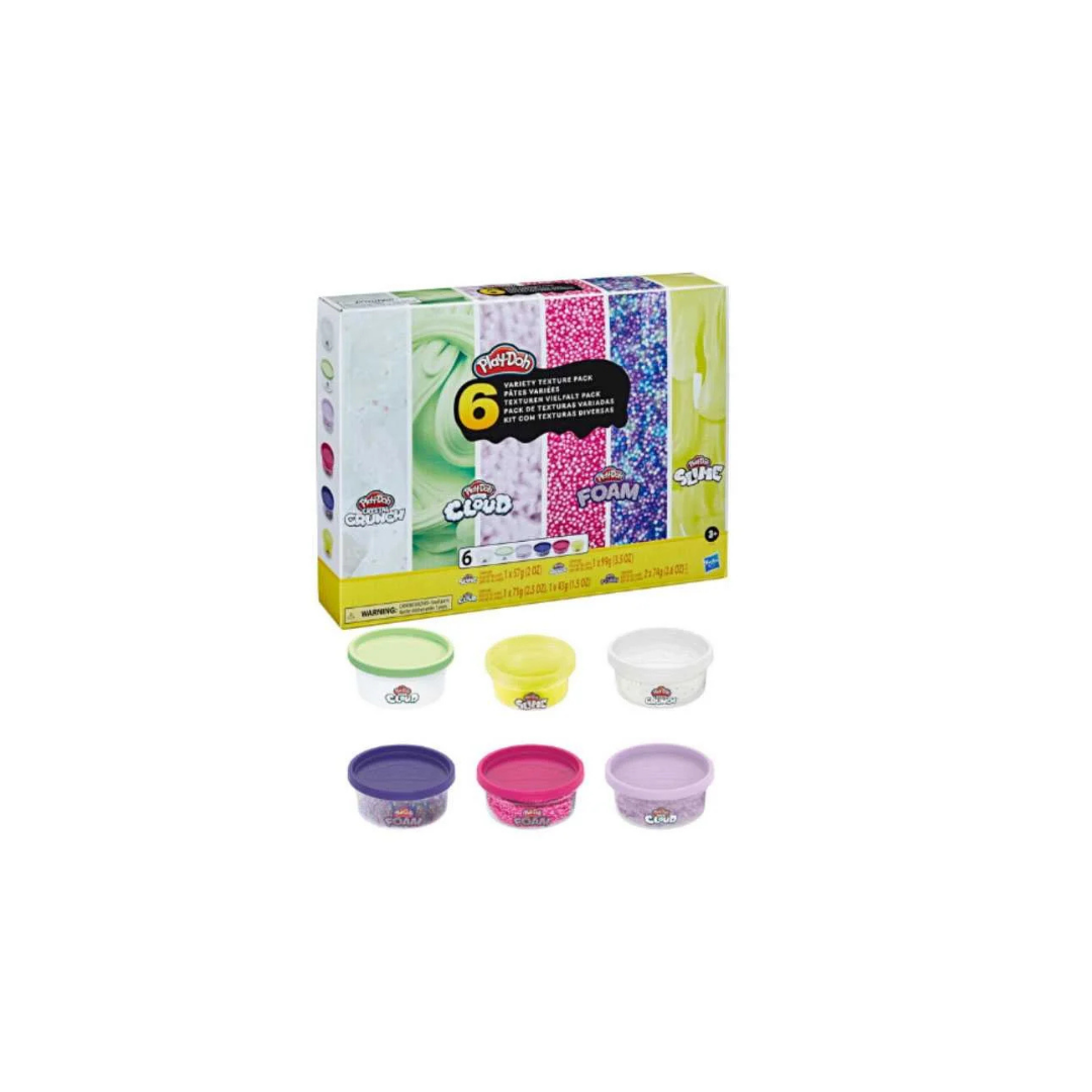 Hasbro Play-Doh ფერადი სლაიმები ბისერებით