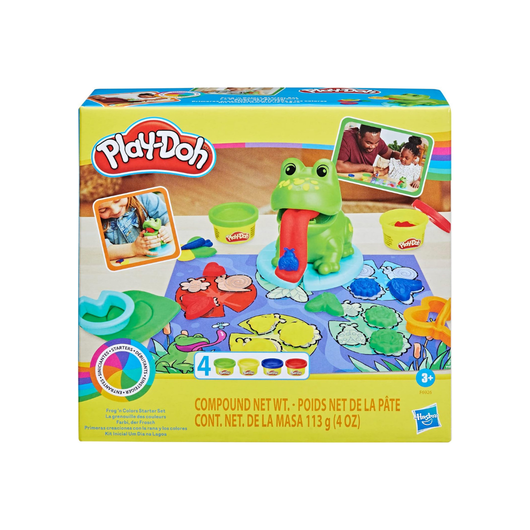 Hasbro Play-Doh FROG N COLORS STARTER SET (4)