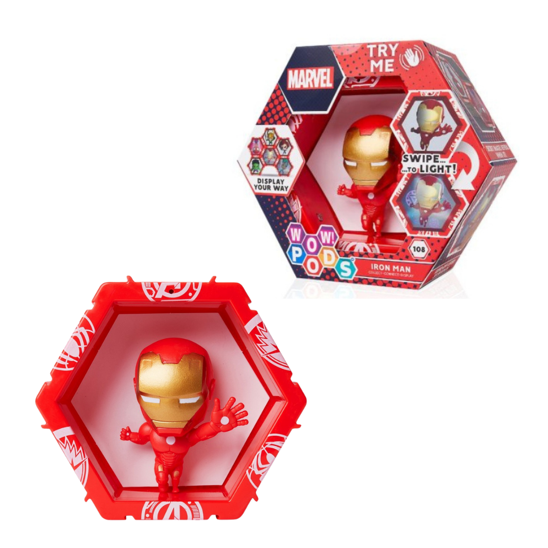 WOW POD Marvel Ironman პერსონაჟის მანათობელი ფიგურა