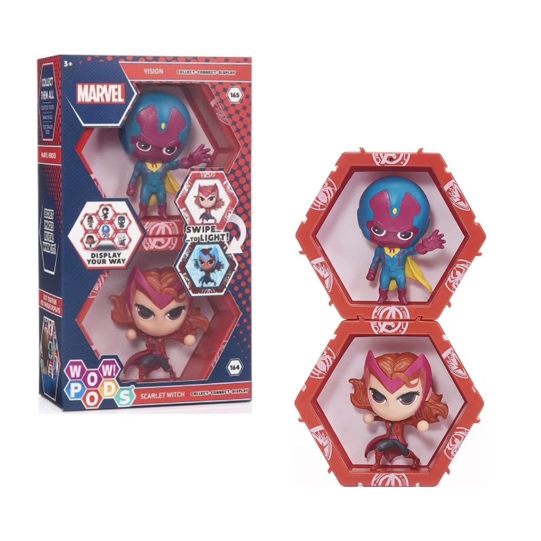 WOW POD Toy story Vision & Scarlet Witch პერსონაჟის მანათობელი ფიგურები