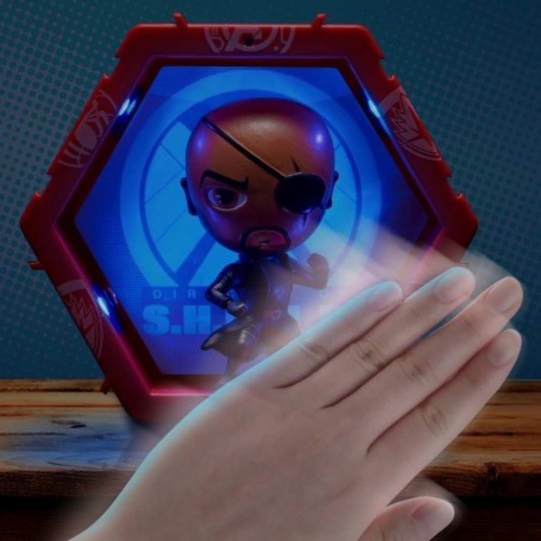 WOW POD Marvel Nick Fury პერსონაჟის მანათობელი ფიგურა
