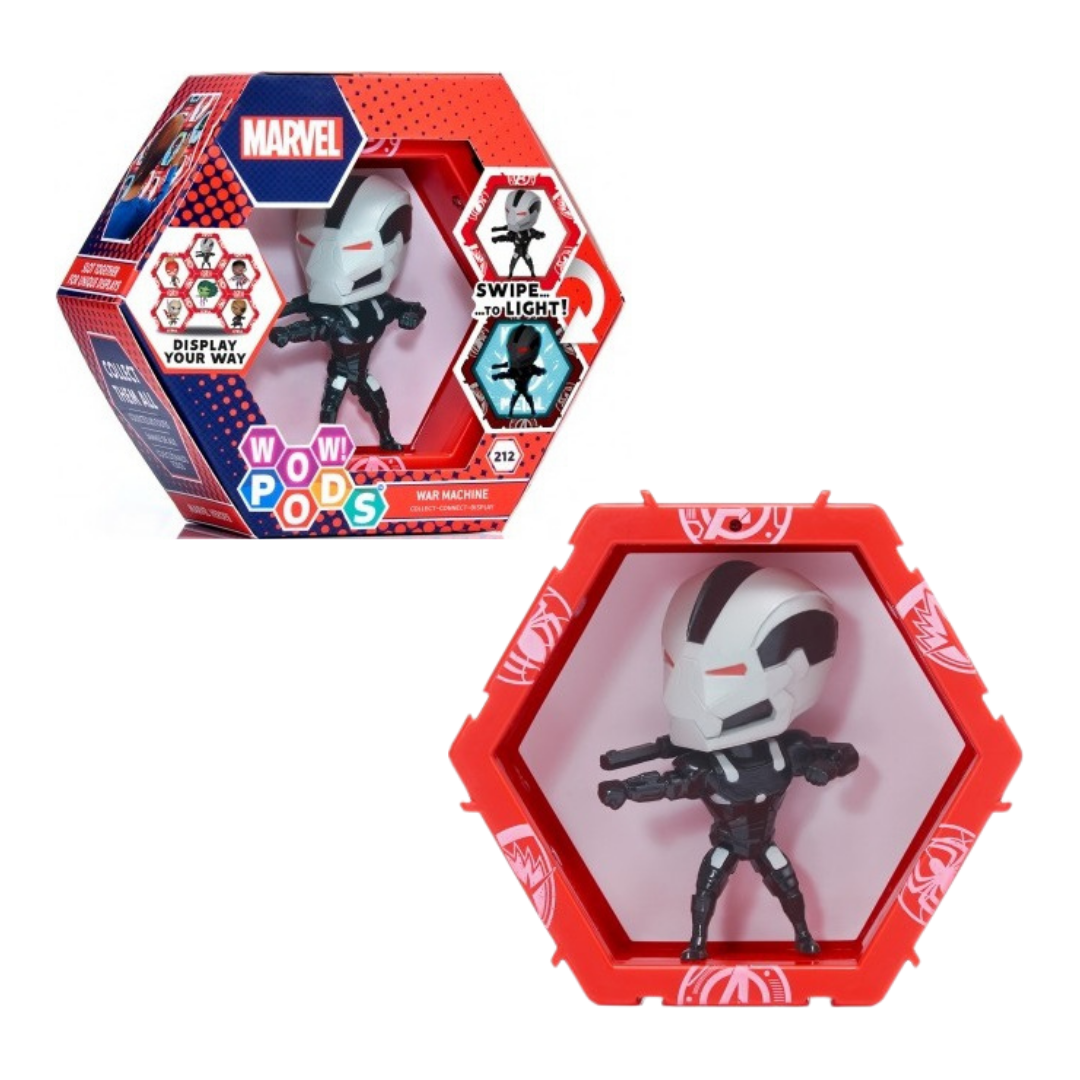 WOW POD Marvel War Machine პერსონაჟის მანათობელი ფიგურა