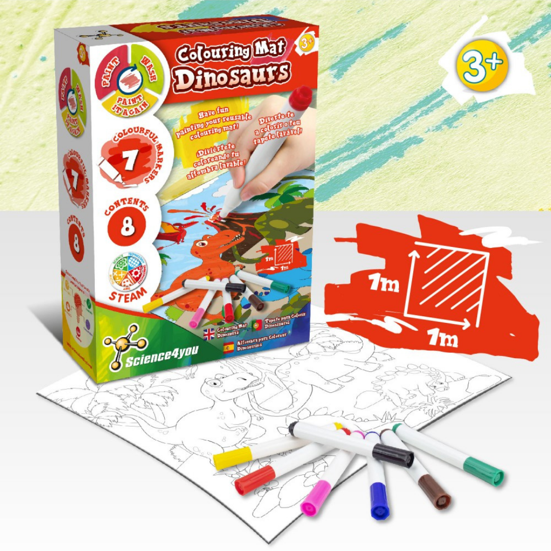 Science4You Coloring Mat Dinosaurs