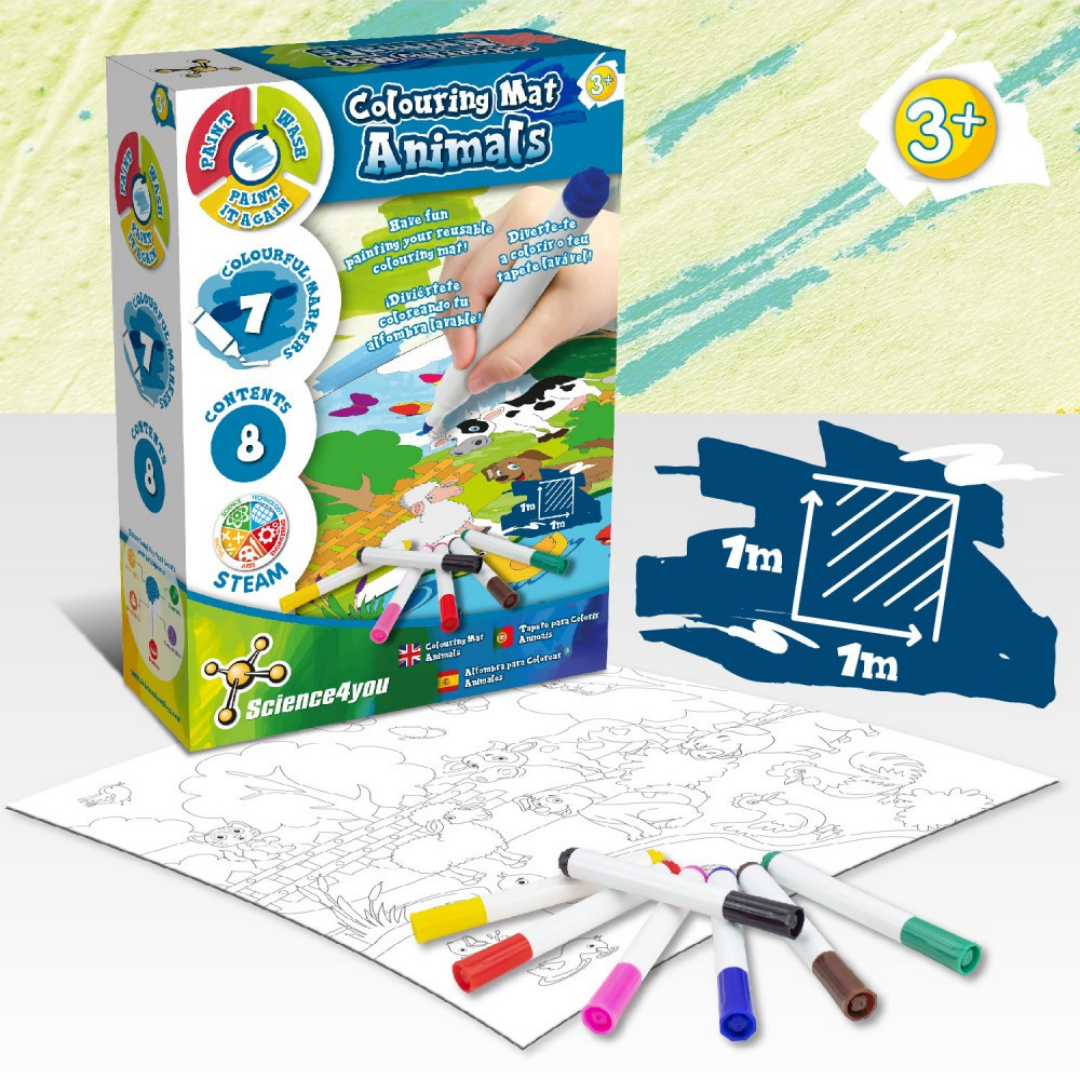 Science4You Colouring Mat Animals