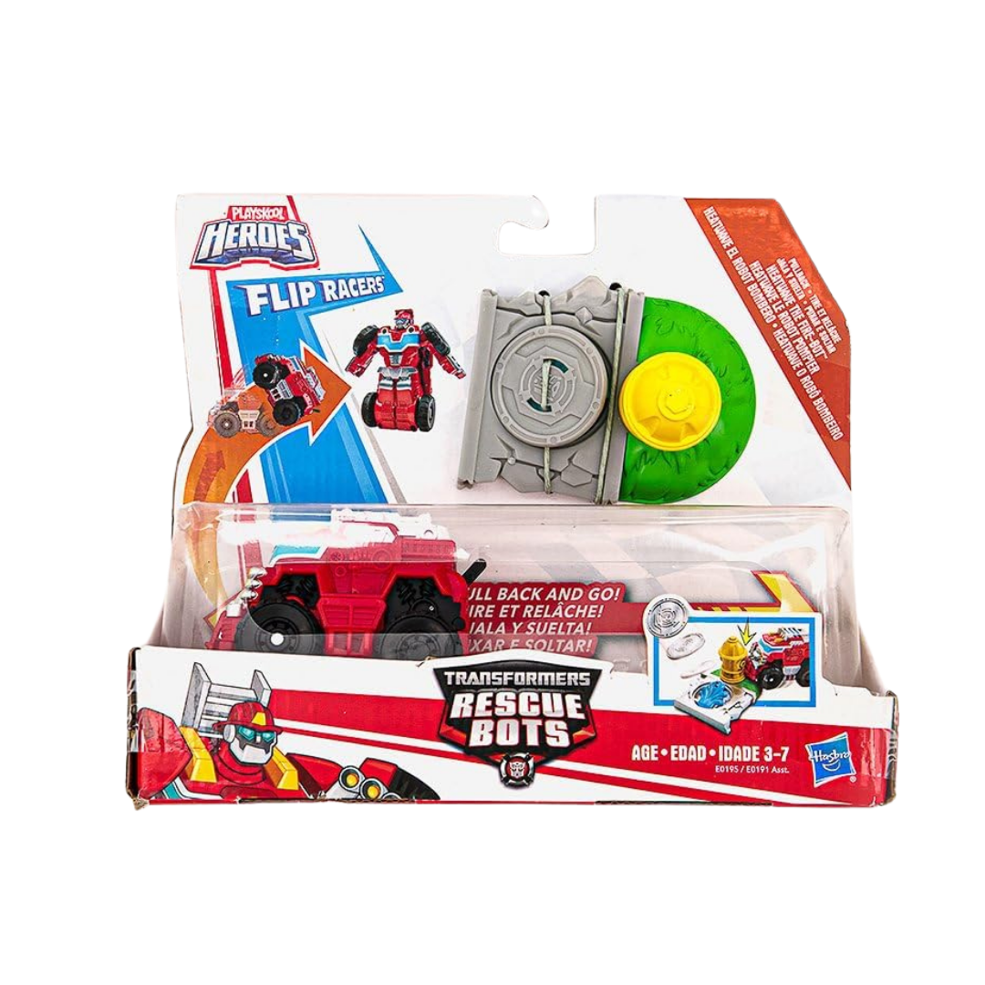 Playskool Transformers მრბოლელი ტრანსფორმერის ნაკრები Fire bot