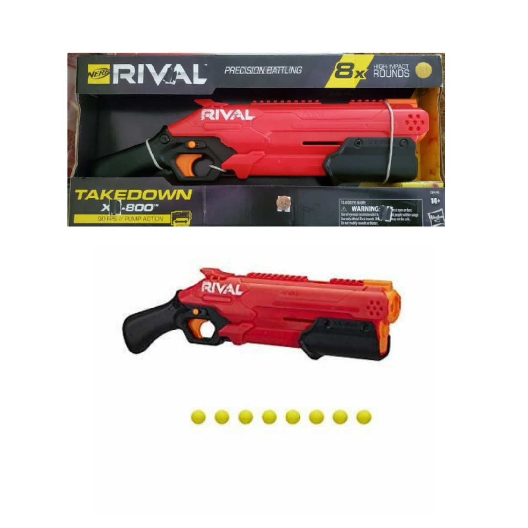 Hasbro Nerf Takedown XX 800 სათამაშო თოფი (წითელი)