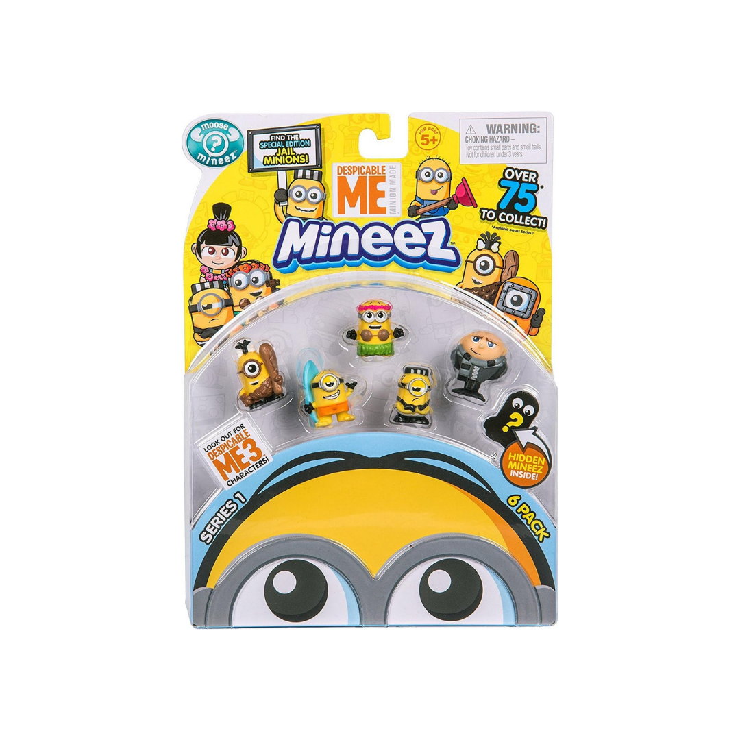 Moose Toys მინიონების ფიგურები 6ც
