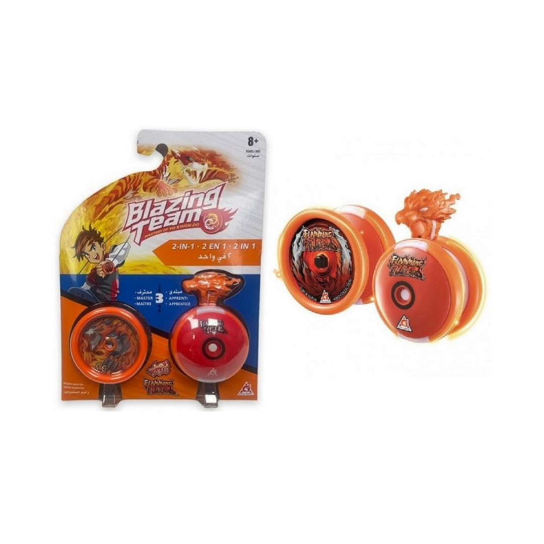 Auldey Toys Blazing Team Flamming Tiger ბზრიალა