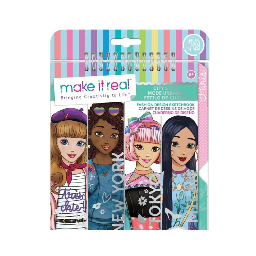 Make It Real Fashion Design Sketchbook: City Styl