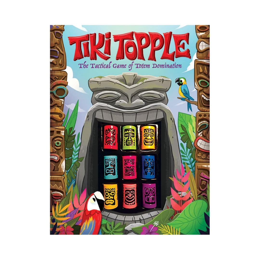 Gamewright Tiki Topple ტაქტიკური სამაგიდო თამაში