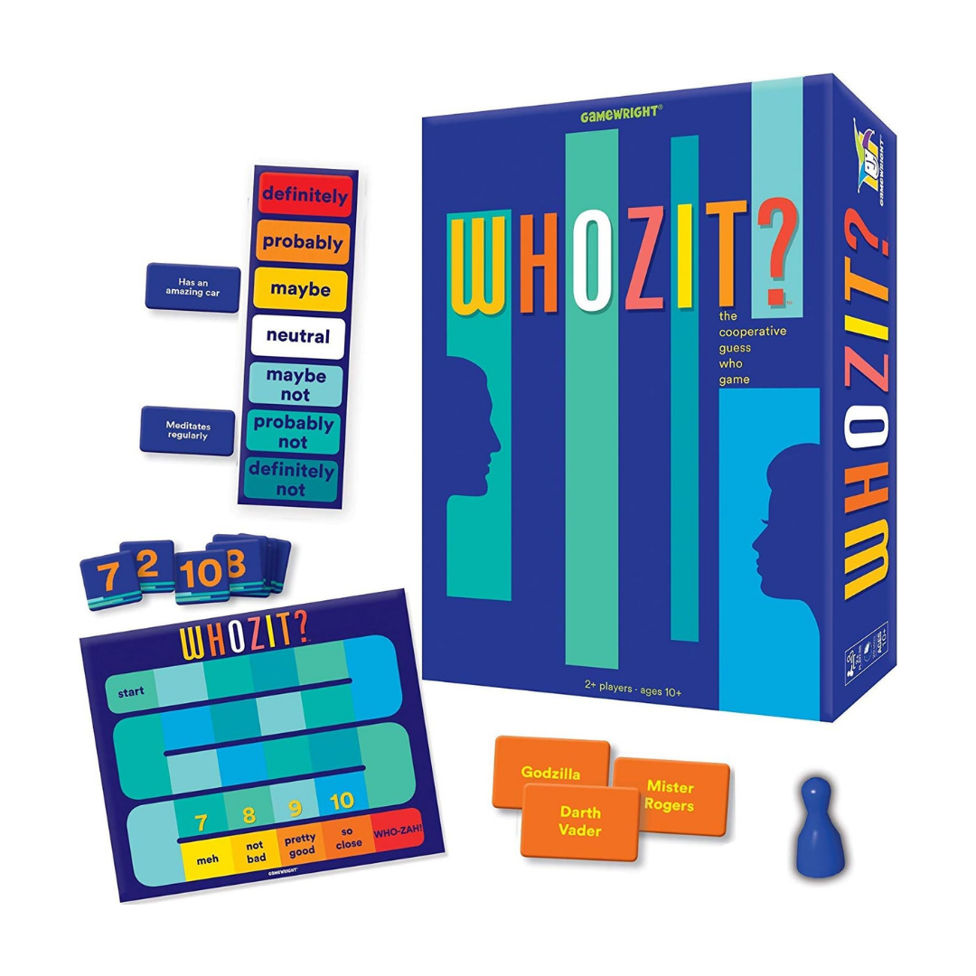 Gamewright WHOZIT სამაგიდო თამაში ვინ ვინ არის?