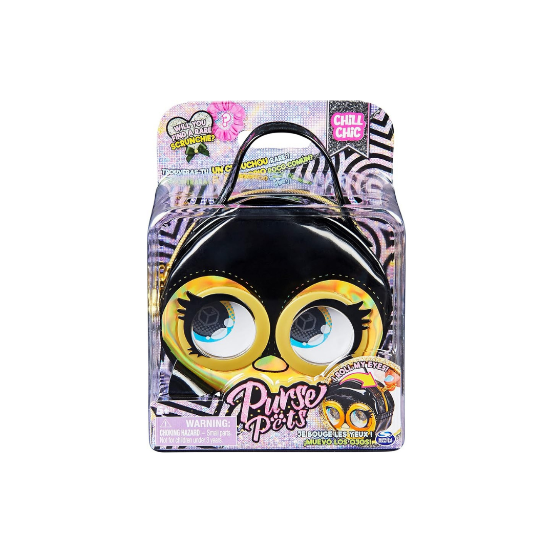 Spin Master Purse Pets Spinmaster Chill Chic ინტერაქტიული ჩანთა