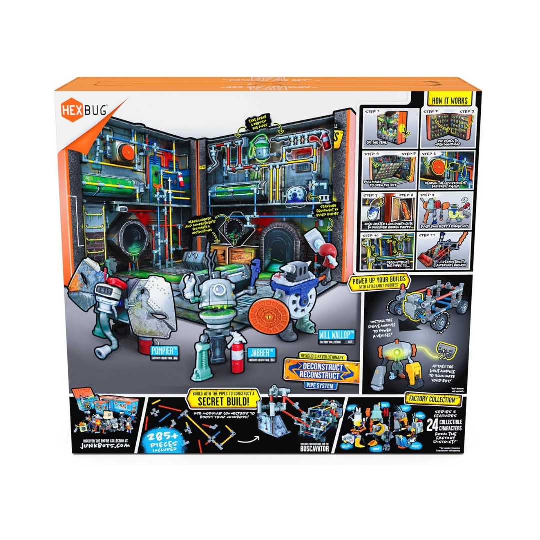 Hexbug Junkbots მეტროს კონსტრუქცია